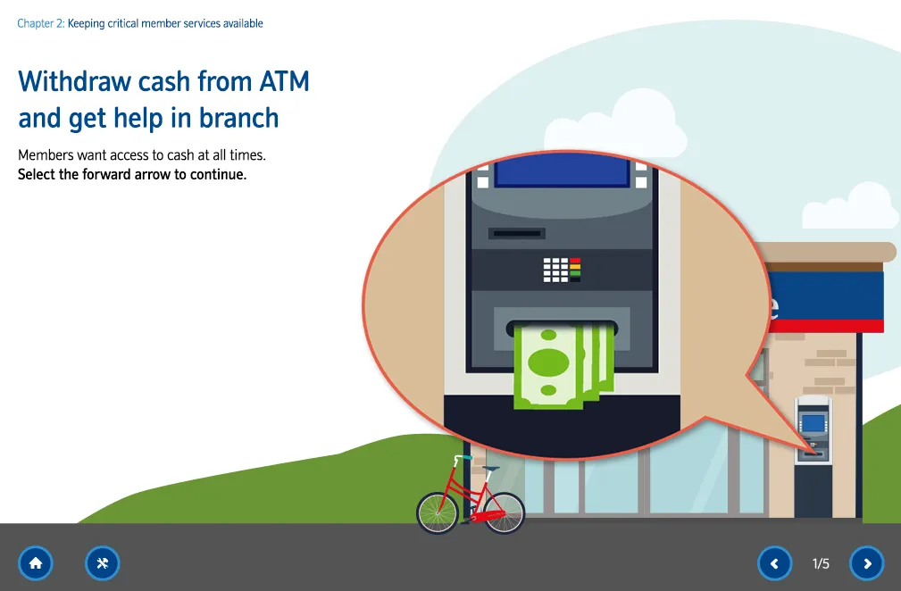 Nationwide Building Society elearning project page