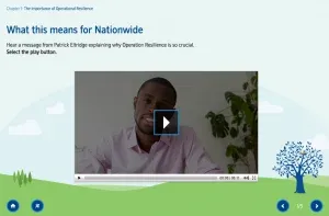 Nationwide Building Society elearning project page