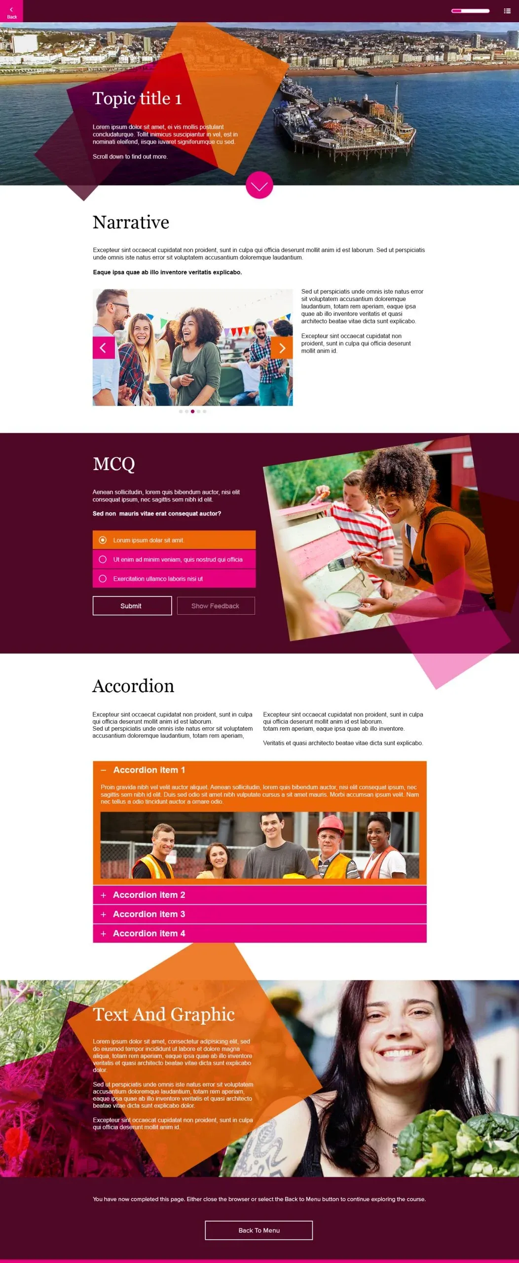 Brighton & Hove City Council elearning project page