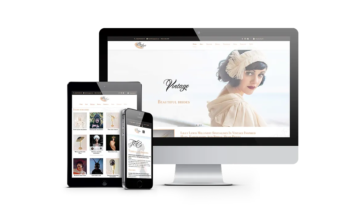 Lilly Lewis Millinery project device responsive